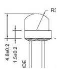 5MM Diffused DIY LED Diode Green Lighting With 120 Degrees Viewing Angle