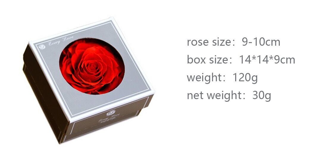 China factory Real Preserved Rose in Gift Box for Decoration Gift Preserved Flowers in Box