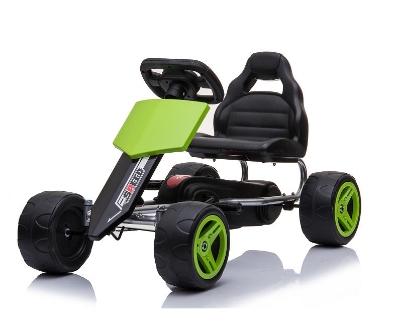8 to 13 Years Range Adjustable Seats Children's Pedal Go-Kart Car with Front and Rear
