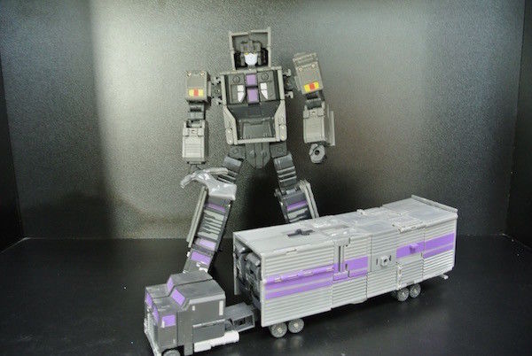 Grey Color Transformer Robot Toy Have Sword For Adult Raise Manipulative Ability