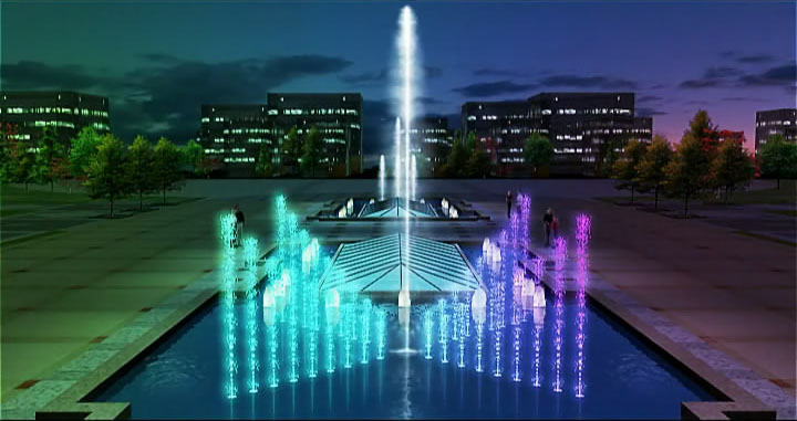 Stainless Steel Portable Fountain Signal Control High Spray
