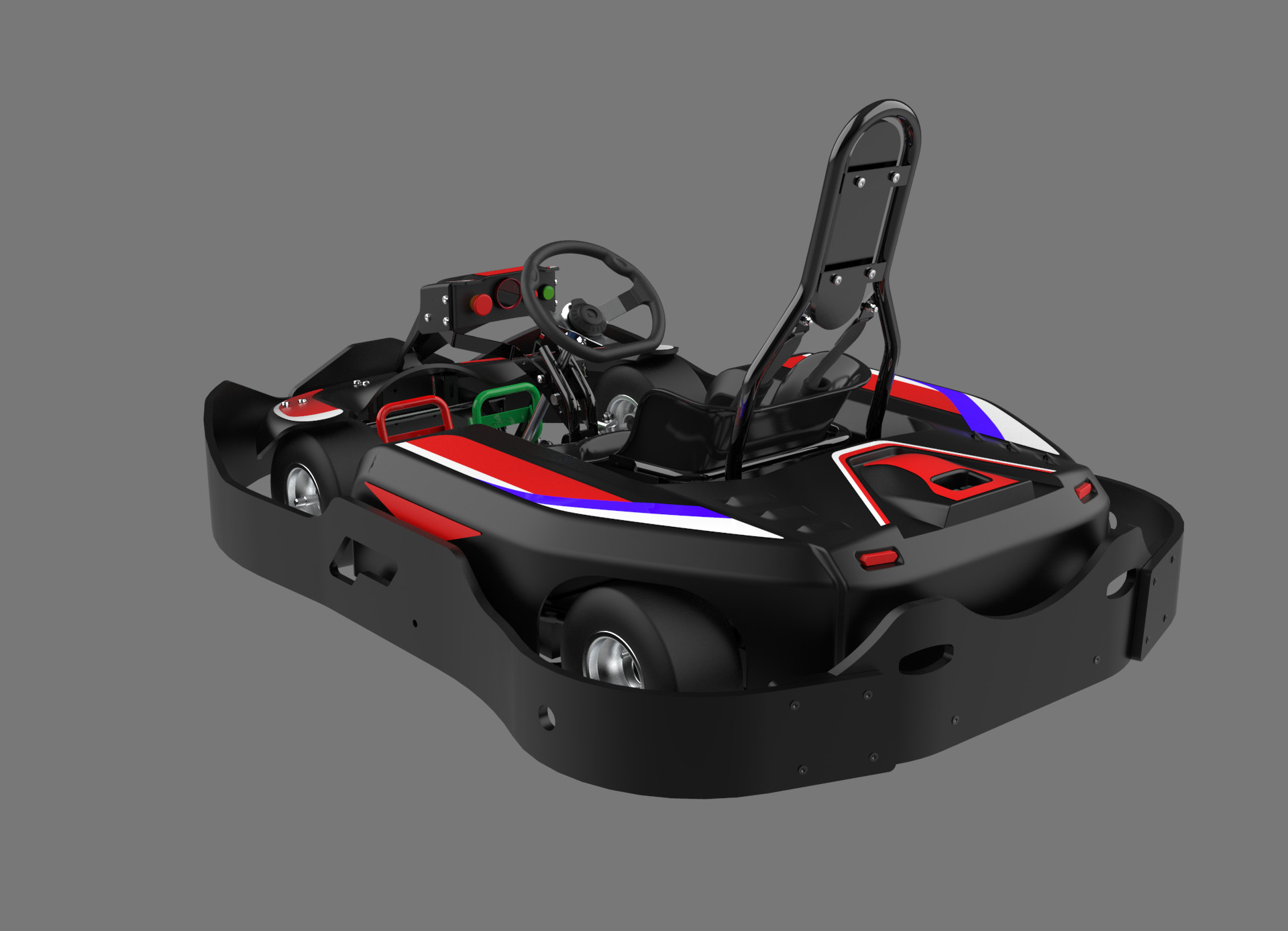EVKART Pro 3500W Entertainment Park Go Karting 14Nm Two Motor