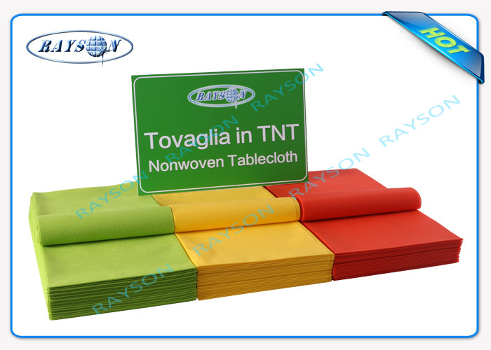 Customized Colors and Printing Patterns Disposable Tablecloths Made from PP Non Woven