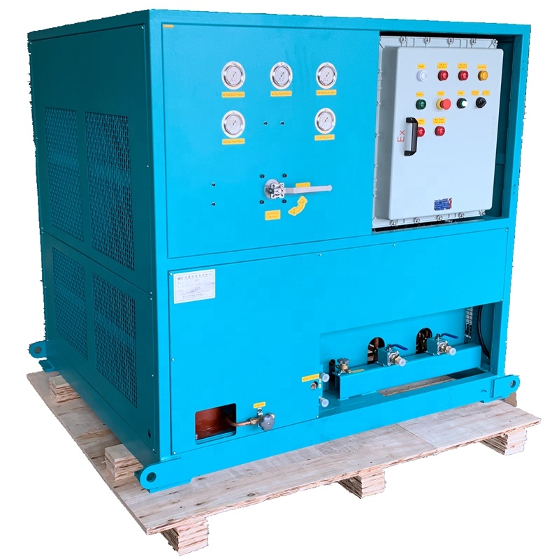 360mm Width R410A Refrigerant Gas Recovery Unit Auto Ac Recovery System