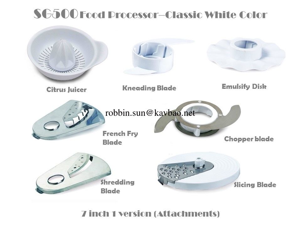 Cliassic Multifunctional All IN One SG500 Food Processor