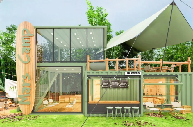 Safe Installed Modular Steel Design Customized Portable Flat Pack For Luxury Living