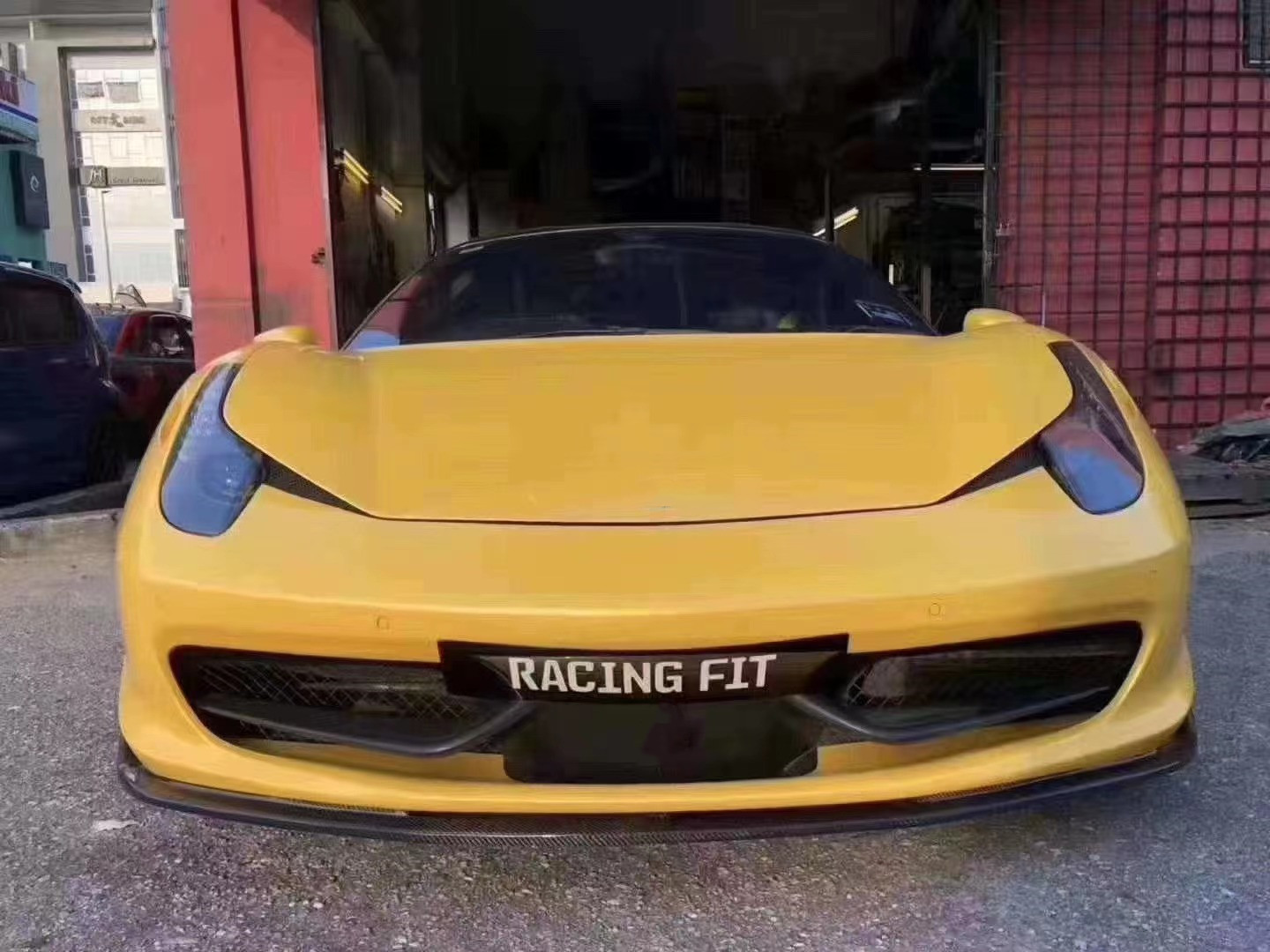 For Ferrari 458 Carbon Fiber Body Kit 458 Carbon Fiber Front Lip Diffuser Spoiler Side Skirt Body Kit