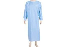 China Blood Proof Disposable Surgery Gowns Neck Loop Optional Color Eco - Friendly on sale