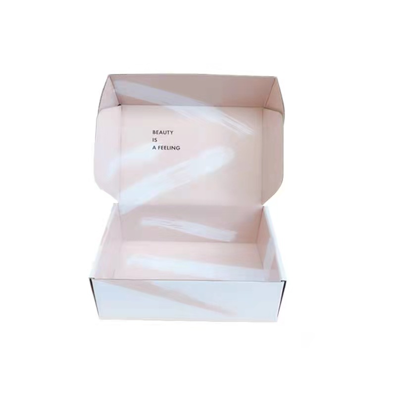 Custom Logo Folded Corrugated Shoe Box Shipping Gift Packing