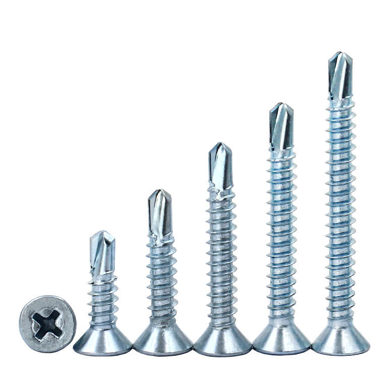 Black 410 stainless steel hexagonal drill tail screw DIN7504 Huasi dovetail bolt by Huasi