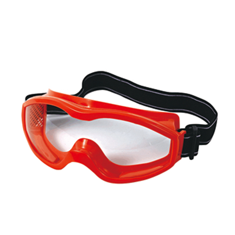 Customized Logo Wide Vision Anti-Fog Safety Glasses with PVC Frame and Clear Lens