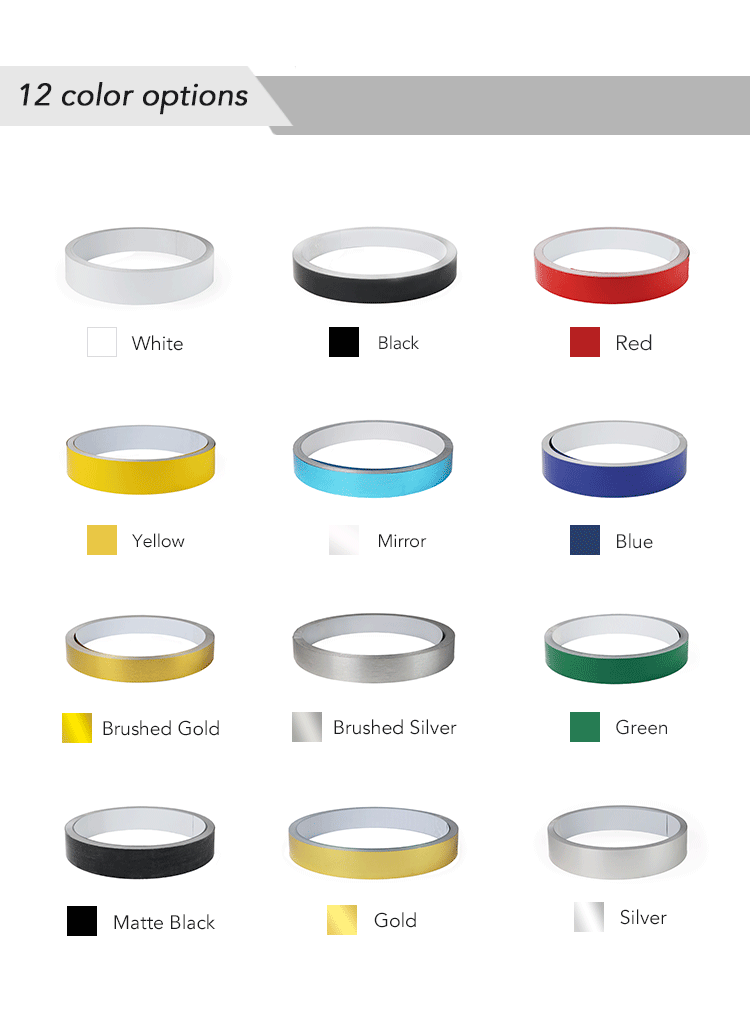 7 7.7 9.7cm Brush Gold Aluminum Strip Trim Cap With Bending Machine