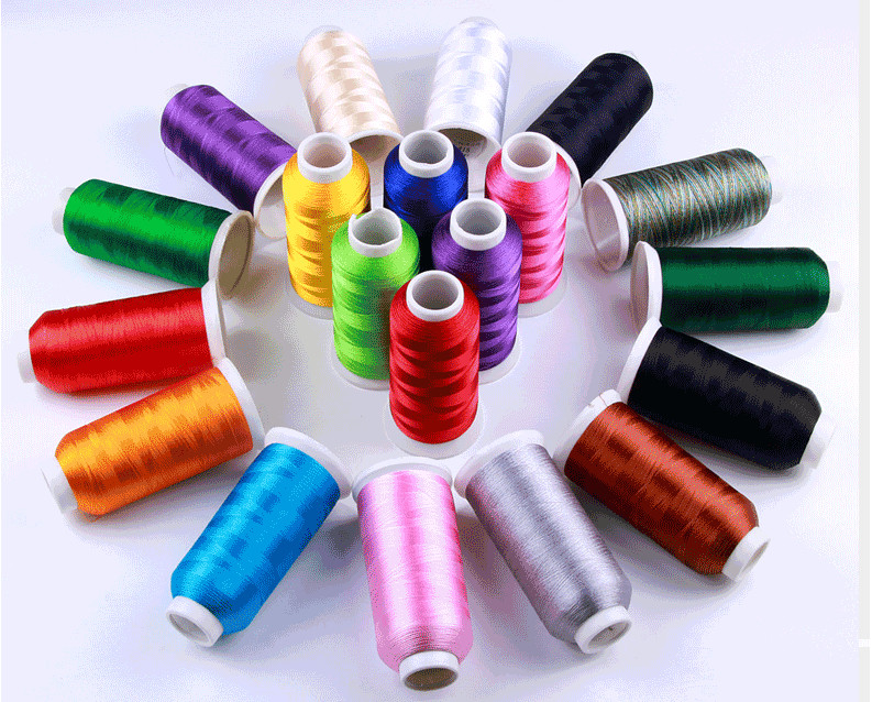 100% Polyester Filament Embroidery Thread 5000m for embroidery machine