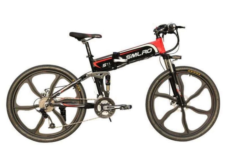 40km/H 26 Inch Folding Electric Bike , SMLRO S11 Electric Bike