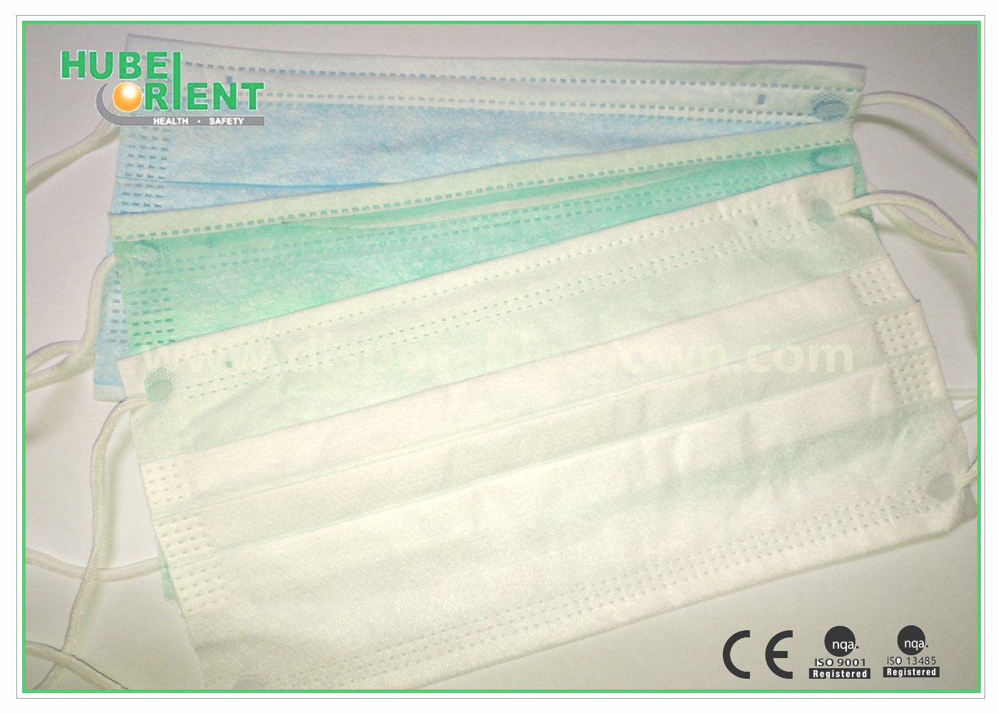 Three Layers Disposable Use Approved EN14683 Surgical Face Mask With Earloop By Non-woven