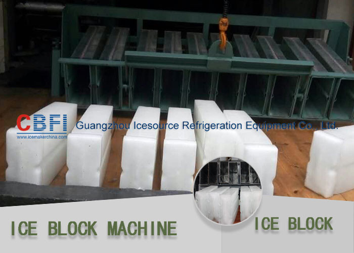 CBFI Easy Installation Customize Ice Block Machine Air Cooling / Water Cooling