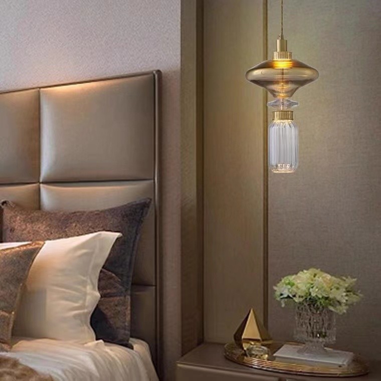 Luxury Glass Hanging Fixture Pendant Lights Led Lighting Modern Glass Pendant Lamp