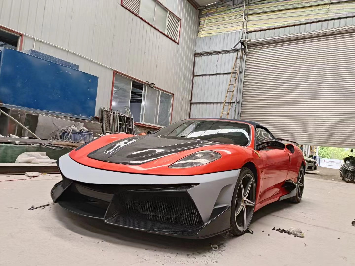 VORS Widebody F430 Body Kit 2005 - 2009 Ferrari F430 Spoiler Hood