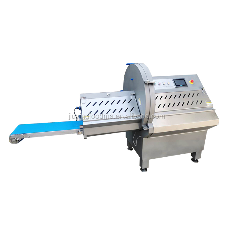 Frozen Meat /beef slicer Automatic conveyor belt function bacon processing equipment 304 stainless steel frozen beef slicer mach