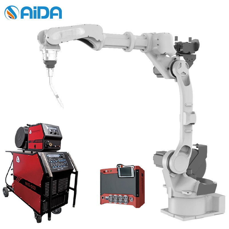 6 Axis ARC Welding Robot Manufacturer 6kg Payload 1.4m Reaching Distance