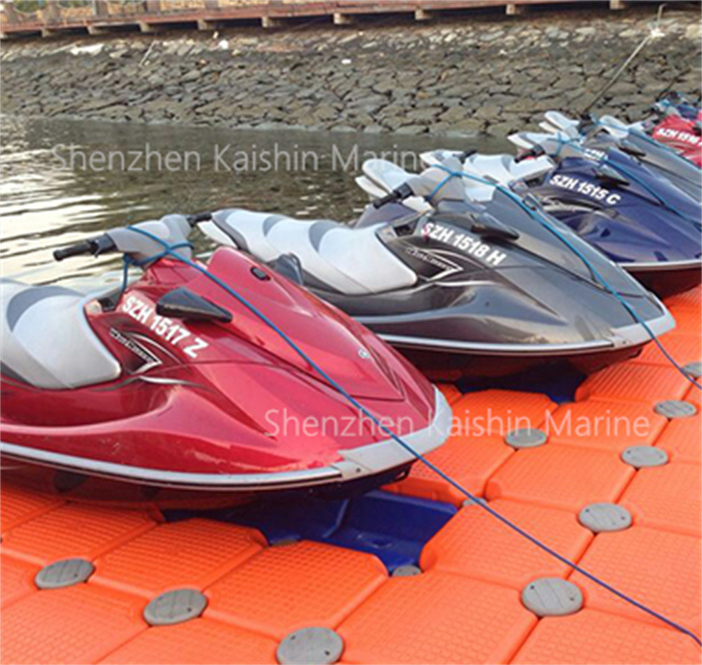 HDPE Plastic Drum Floating Dock Modular Dock Cubes For Jetty Dock / PE Pontoon