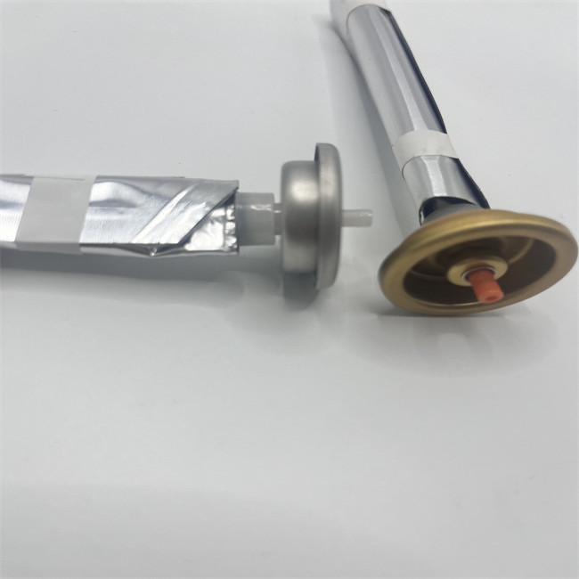 Customized Capacity Silver Aerosol Bag Valve -20-60℃ Environmentally Friendly Cylinder Pressure