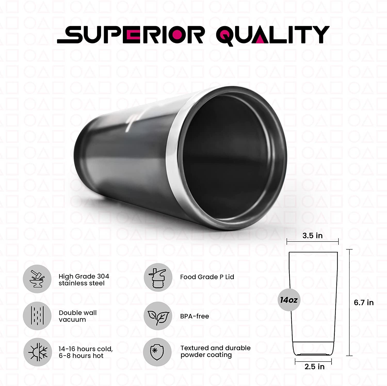 14oz Squid Game Drinkware Bottle Vacuum Insulated Tumbler Double Wall Travel Coffee Mug