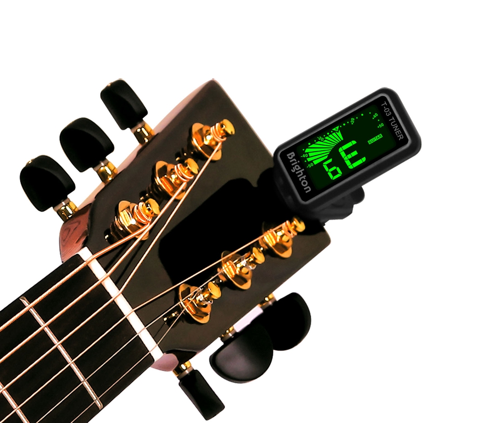 T-02,T-03 ugle musical instrument and accessories and Universal Mini Clip On Electronic Digital Guitar Tuner