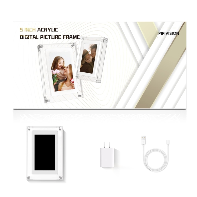 10inch Acrylic Bulk Digital Photo Frame with RM/RMVB/AVI/MPG/MPEG/FLV/VOB/MP4/MKV Support