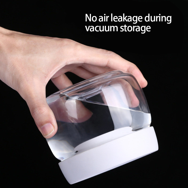 400ml Food Glass Storage Jars Vacuum Sealer Kitchen Storage Jars With Press Lid