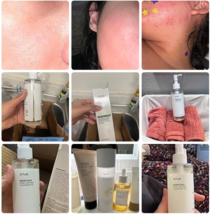 ODM Heartleaf Pore Control Moisturizing Facial Cleanser Oil For Face Makeup Blackhead Remover 6.76 Fl Oz