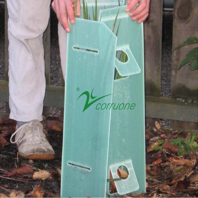 100% Pp Pe Corrugated Plastic Tree Guard Uv Resistant