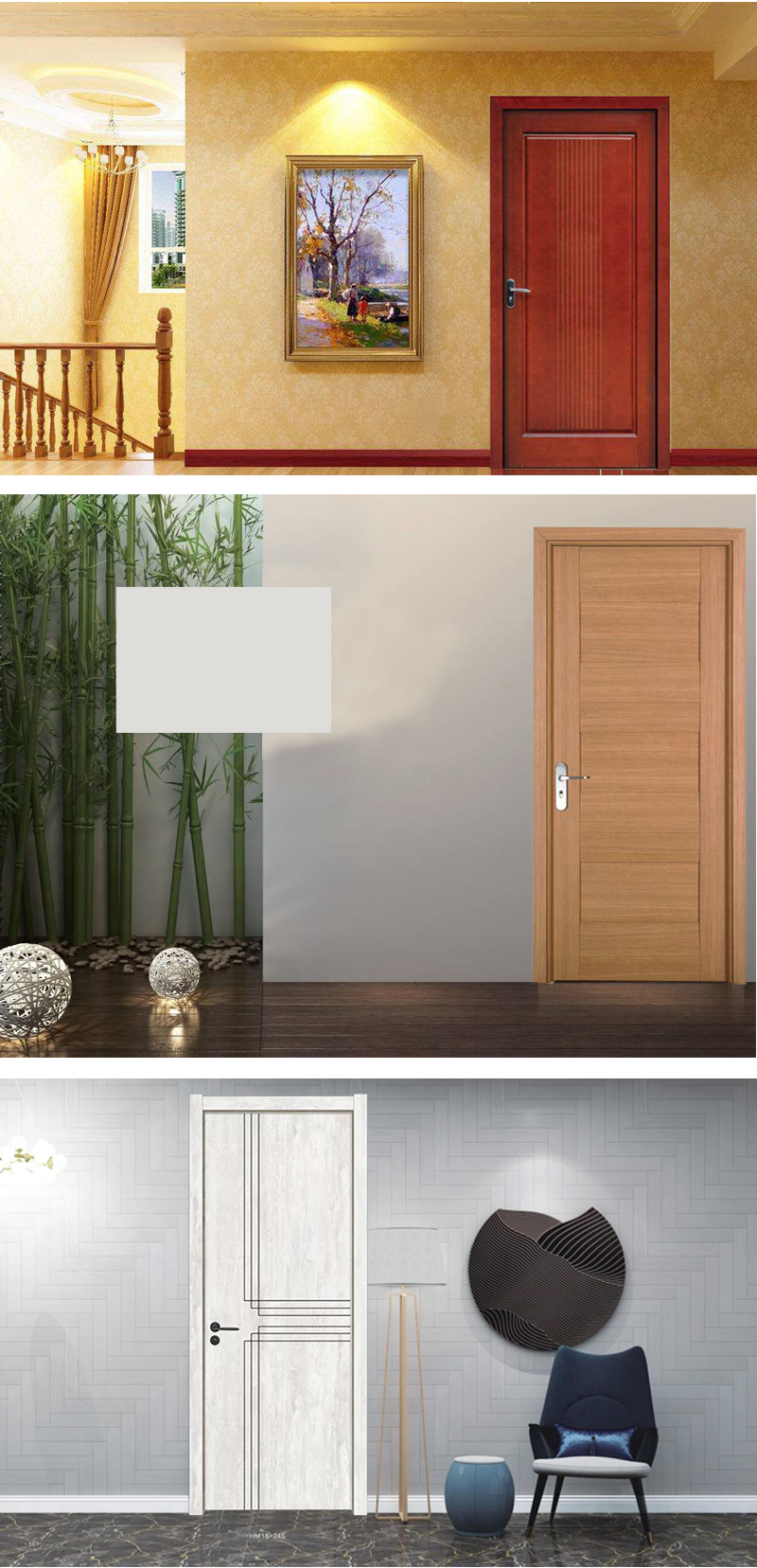 Hotel Wood Texture PVC/WPC Doors and Windows Frame Profile with Customizable Options
