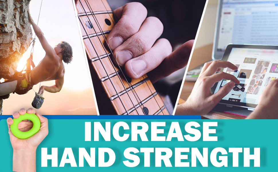 Silicone Hand Grip Strengthener Finger Exerciser Grip Strength Trainer NEW MATERIAL Forearm Grip Workout FingerStretcher