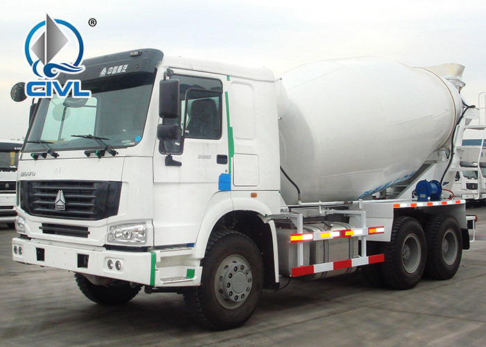 EUROII Sinotruk HOWO Mobile Concrete Mixer Truck with 10CBM tanker RHD 10 Wheels 336HP Engine