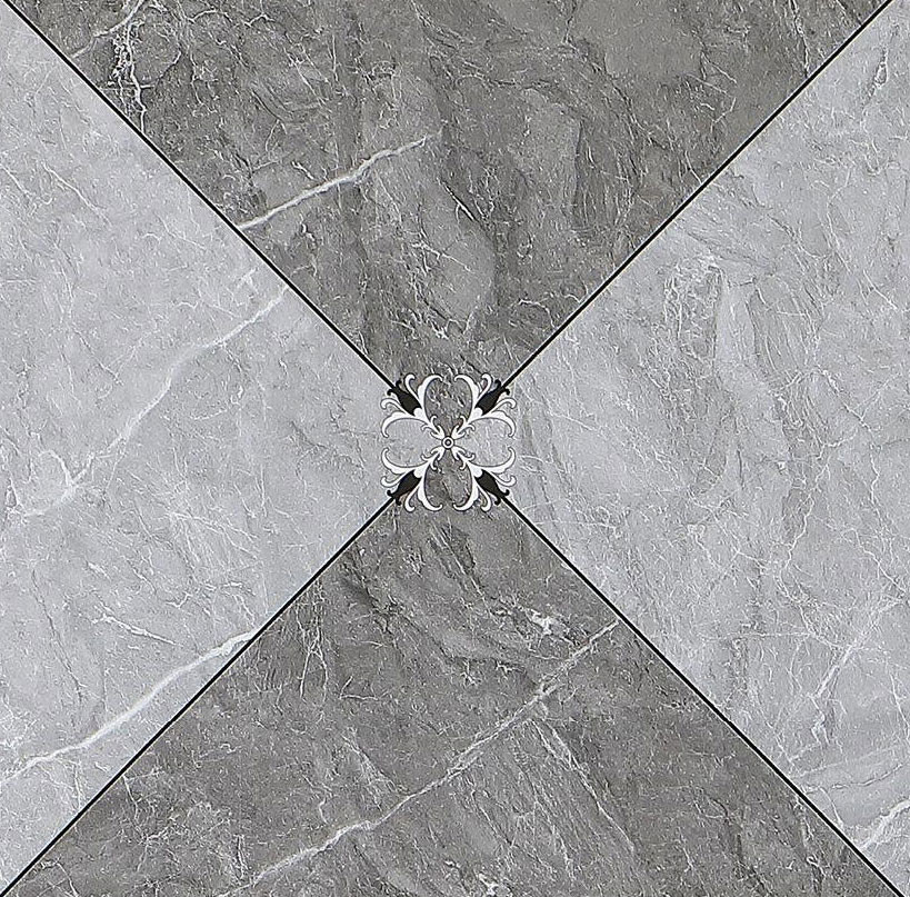 Matt Glazed Cermic Rustic Tiles For Living Room And Baby Face Gray Indoor Wall Tile 40x40cm For Bathroom