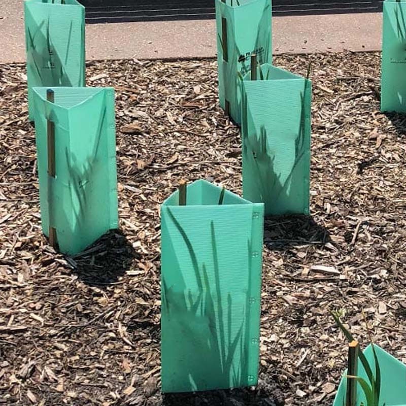 Virgin PP Corrugated Tree Protectors 2mm-12mm Thickness Customized