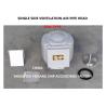 Buy cheap Air Pipe Head For Fresh Water Tank Float Type FKM-100A Cb/T3594 Body Ductile from wholesalers