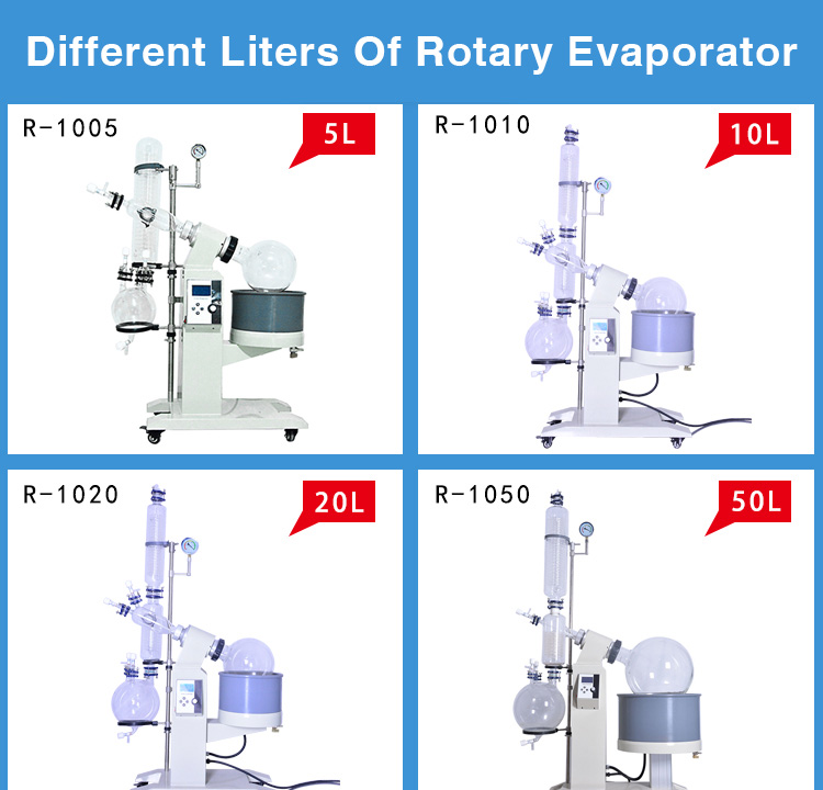 PID temperature control LCD control 5l Rotary Evaporator
