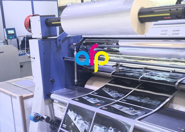 High Grade Matte Film Lamination , White Bopp Thermal Film For Paper / Paperboard