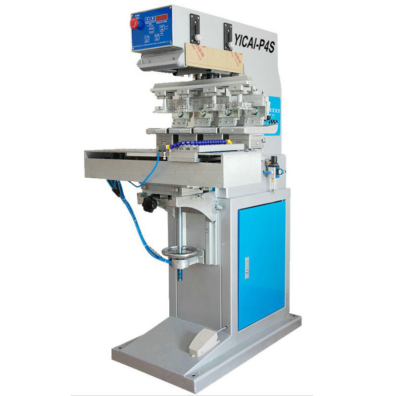 40W Industrial Pad Printer 800pcs/hr 4 Color Pad Printing Machine