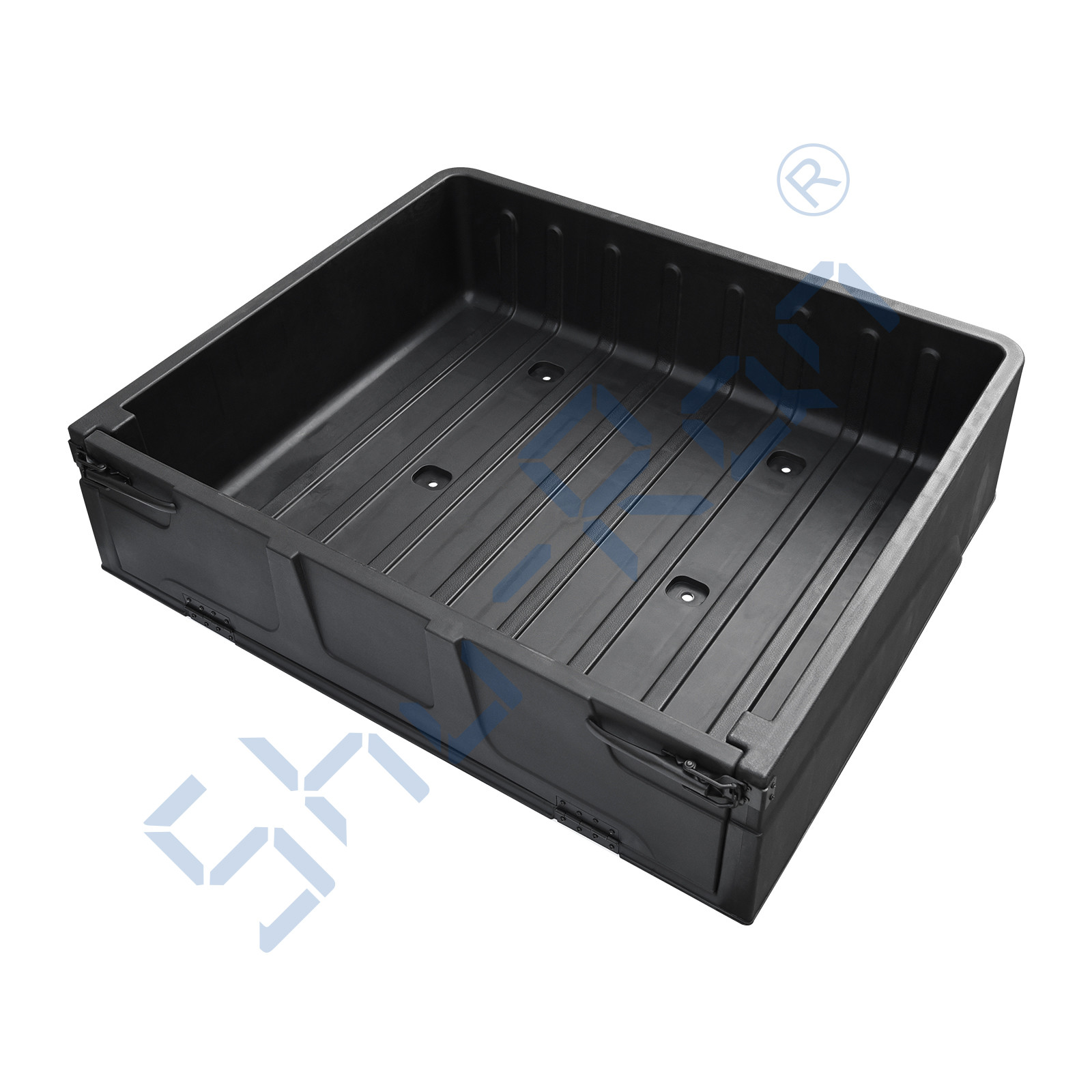 Golf Cart Heavy Duty Thermoplastic Utility Cargo Box for Club Car, EZGO, and Yamaha