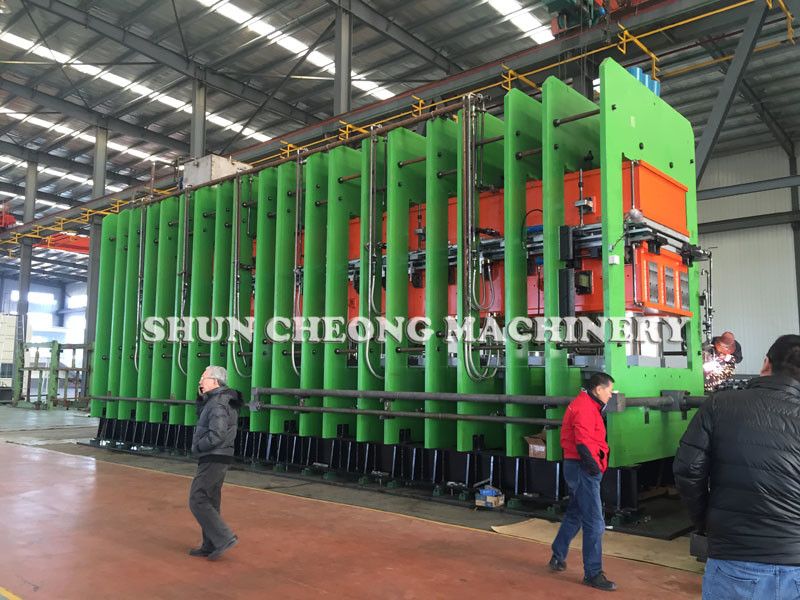 OEM Rubber Strip Production Line Fabric Core Conveyor Belt Vulcanizing Press