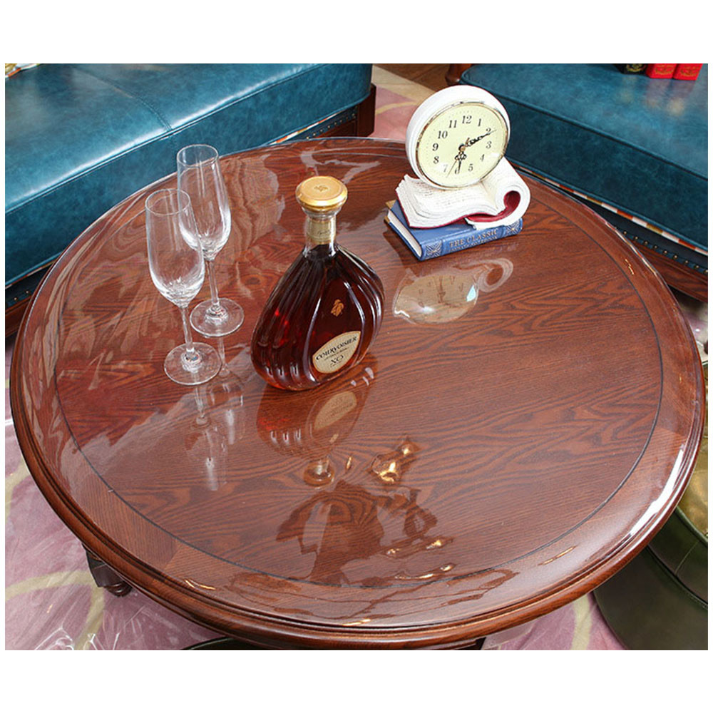 Durable Waterproof Manteles PVC Table Cloth Transparent material