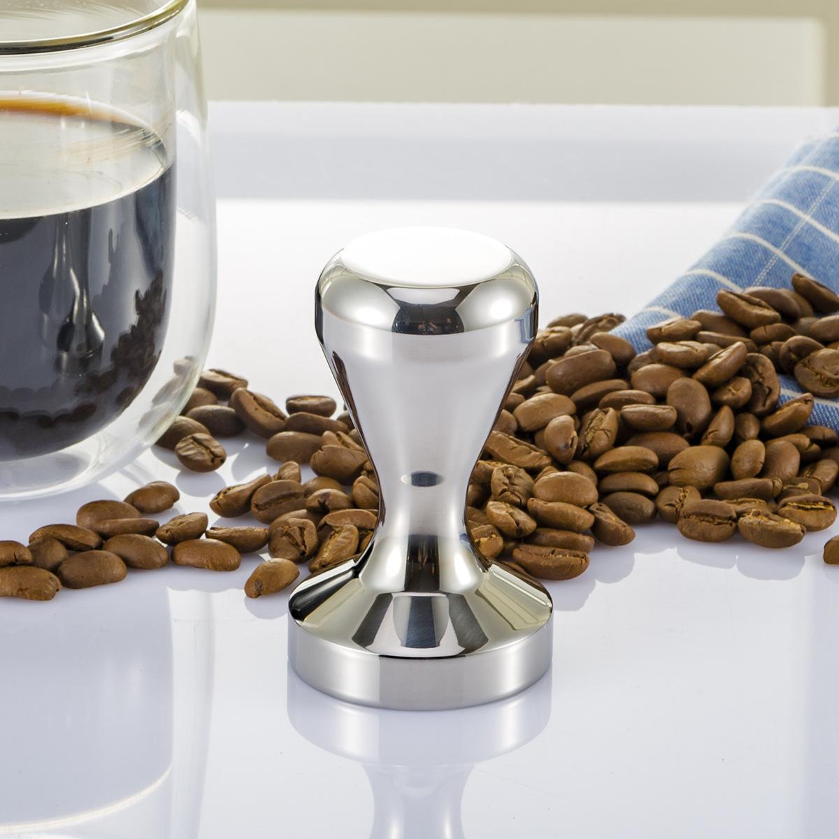 Eco - Friendly Coffee Maker Accessories Barista Espresso Stainless Steel Coffee Tamper 51mm