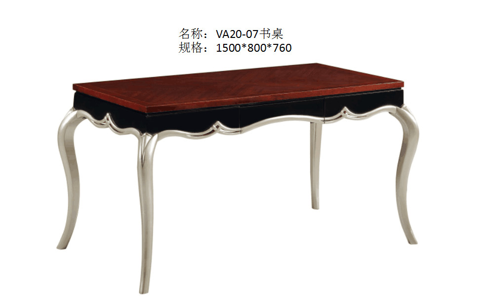 Villa house luxury furniture of Coffee table and Leather chaise chairs for Living lobby furniture China factory selling