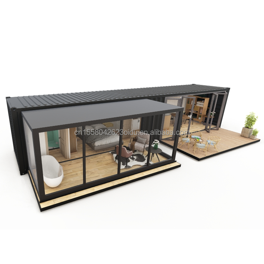 Galvanized Steel Square Tubes Used in Modern Design Portable 20FT 40FT Container House for Outdoor