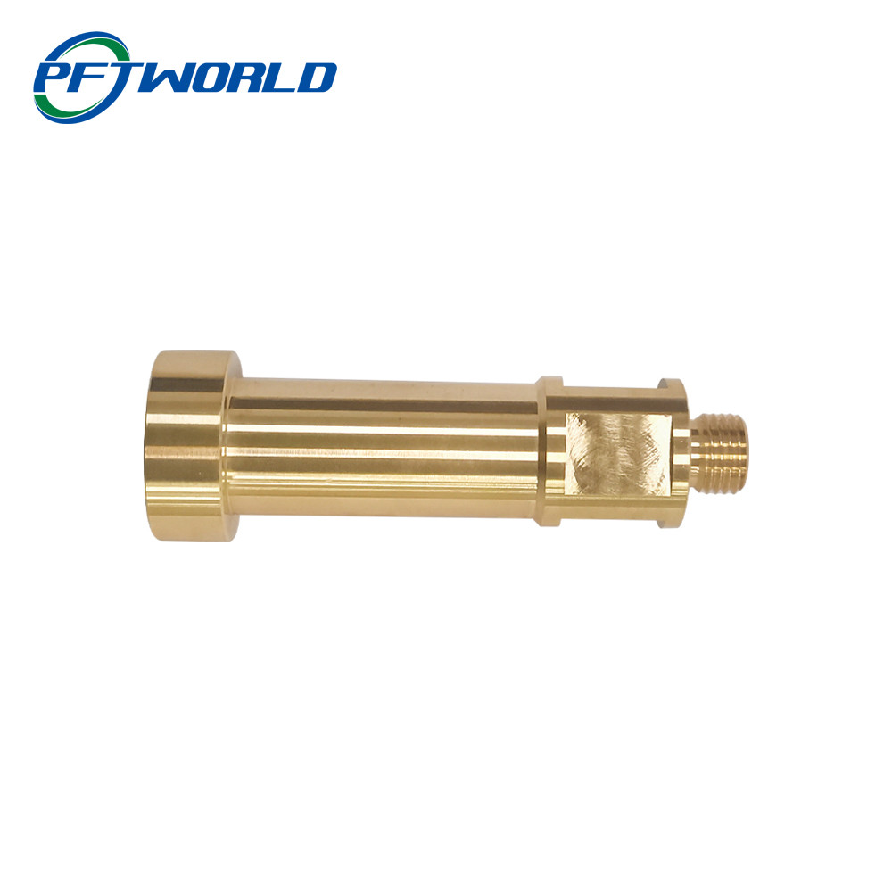 Lathe 5Axis Precision Brass Turned Parts , Electrophoresis Brass Machined Components
