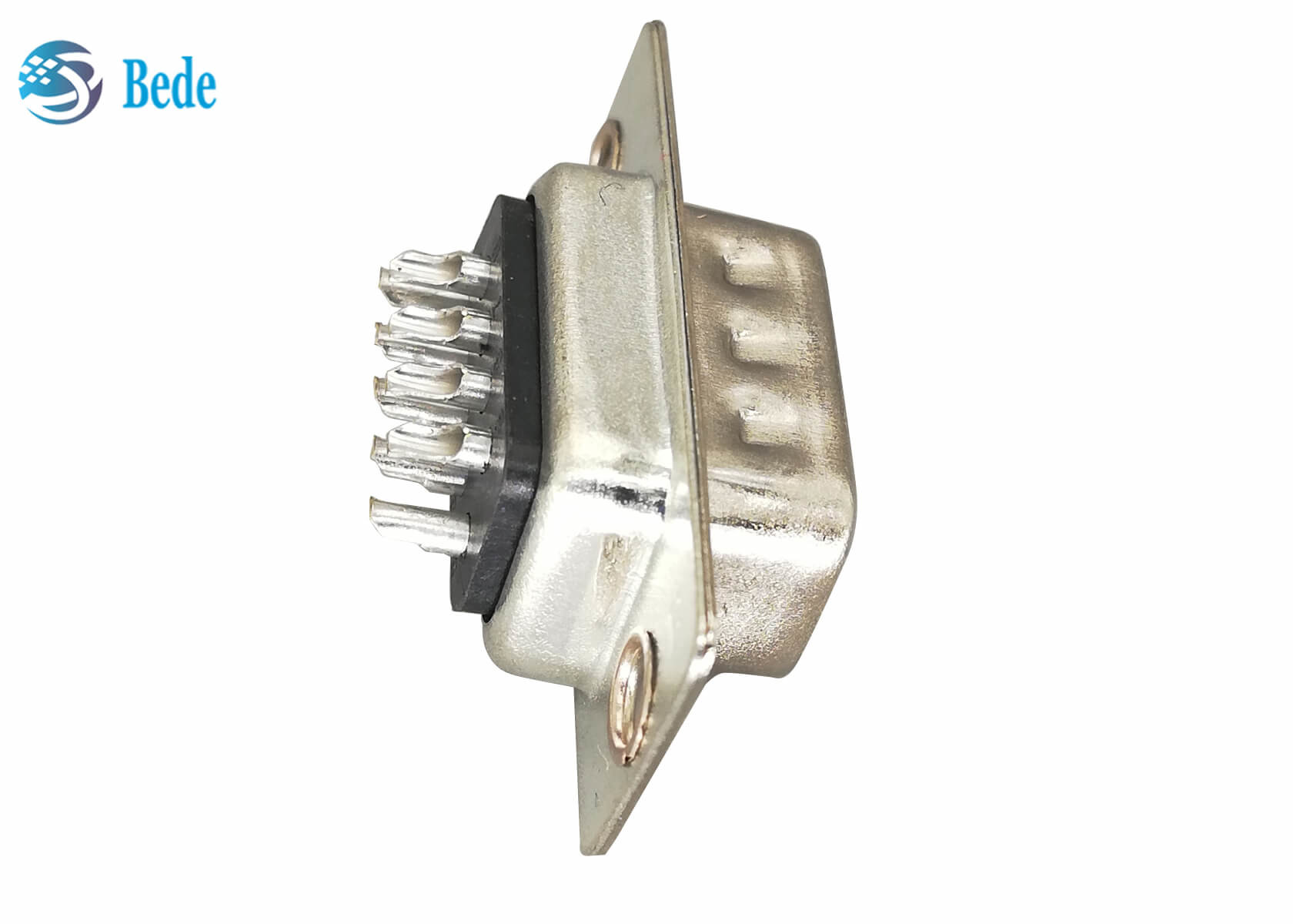 9 Pin Male DB9 Plugs D Sub Connectors Welding Type CE RoHS
