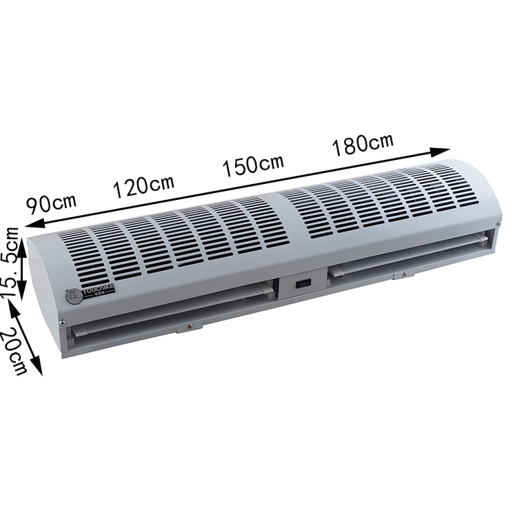 50Hz Frequency and 60dB Noise Industrial Air Curtain for Doors Sold Directly by 2020